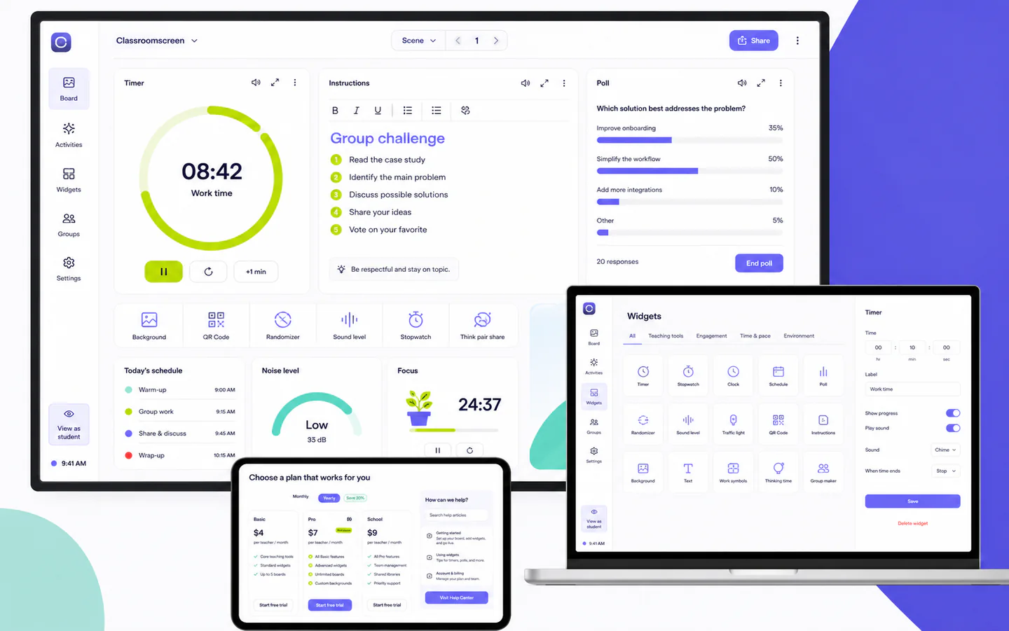 Сайт Classroomscreen